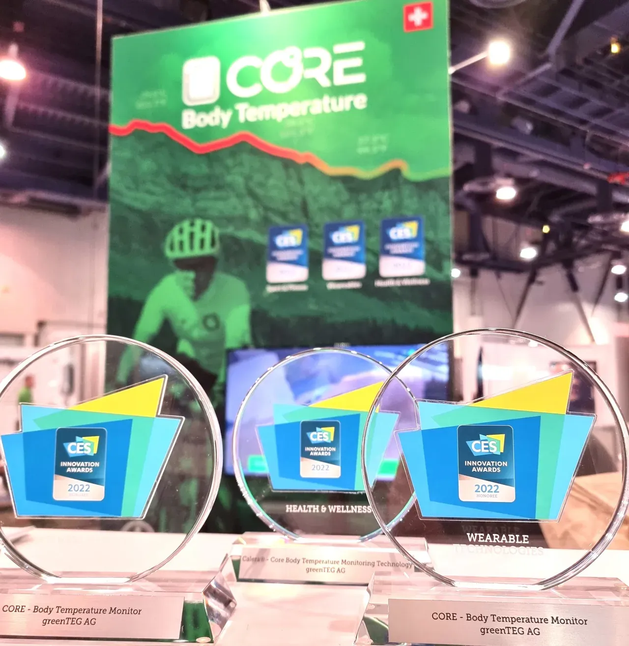 three CES 2022 Innovation Awards for greenTEG